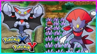 Pokemon X amp Y  How to Get Gliscor amp Weavile [upl. by Adham]