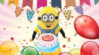 Despicable Me Minion Jerry Buddie Singing Happy Birthday Song [upl. by Amyas]