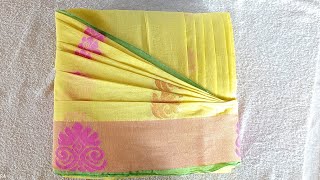 Saree prepleating and folding  tutorial [upl. by Idnek]