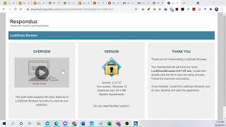 Install Respondus lockdown browser [upl. by Attenat936]