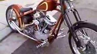 Real Deal Old School Style Harley Panhead Chopper [upl. by Sokul374]