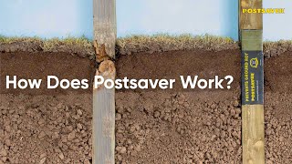 How Does Postsaver Stop Your Fence Posts Rotting [upl. by Rotsen]