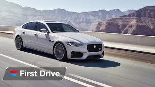 2015 Jaguar XF first drive review [upl. by Richelle]