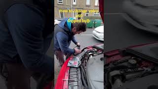 How to change volvo v60 dipped bulb VOLVO V 60 [upl. by Marris831]