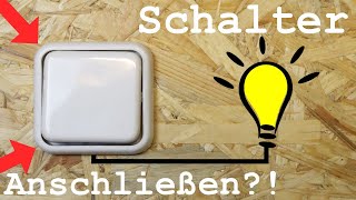 Lichtschalter anschließen für Anfänger [upl. by Karylin732]