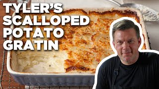 Tyler Florences Creamy Scalloped Potato Gratin  Food Network [upl. by Sidky706]