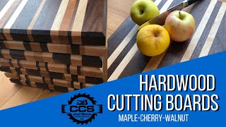 How to Make Hardwood Edge Grain Cutting Boards [upl. by Truelove286]