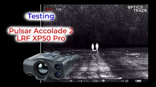 Pulsar Accolade 2 LRF XP50 Pro Thermal Imaging Binocular Testing  Optics Trade See Through [upl. by Trina]