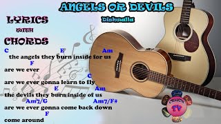 ANGELS OR DEVILS  Dishwalla  Lyrics with chords by Chuck [upl. by Enrobialc]