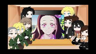 AOT react to F YN as Nezuko Kamado sorry for the lack of english perdon por la falta de español [upl. by Gilemette282]