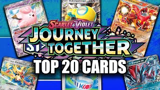 Top 20 Pokemon TCG Cards From Journey Together Set Review [upl. by Crysta453]