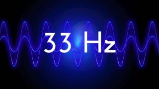 33 Hz clean sine wave BASS TEST TONE frequency [upl. by Leribag]