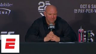 Dana White UFC 229 Postfight Press Conference [upl. by Moyna]