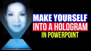 How to Make a 3D Hologram Video of Yourself in PowerPoint [upl. by Bettencourt]