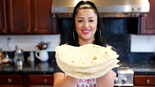 How to make The BEST Authentic Flour Tortillas From Scratch Recipe  SECRET TIP [upl. by Allison]