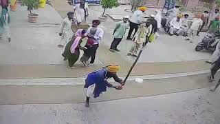 NIHANG SINGHS IN ACTION AT ASR  CCTV FOOTAGE BY LUDHIANA SAYS [upl. by Free715]