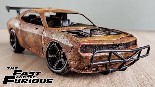 Restoration Fast amp Furious Lettys Dodge Challenger Muscle Car [upl. by Arhna]