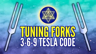 9 HOURS Tuning Forks 369 Hz  396 Hz  639 Hz  963 Hz 😴 Nikola Teslas 369 Secret Code [upl. by Sandor]