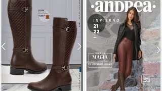 Catálogo Andrea INVIERNO 2022👢👠 Zapatos Andrea 2021 [upl. by Londoner]