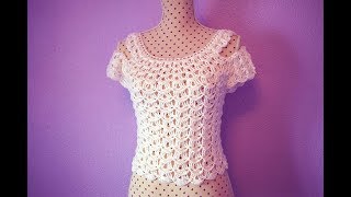 Crochet blouse for women MAJOVEL CROCHET [upl. by Neroled]