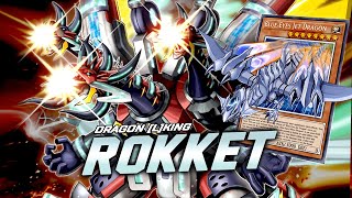 NEW COMPETITIVE ROKKET DECK  BORRELEND DRAGON WITH COMBO GUIDE MASTER DUEL [upl. by Luke734]