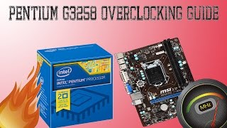 Intel Pentium G3258  MSI H81MP33 Overclocking Guide  The Simple Way [upl. by Sanburn]