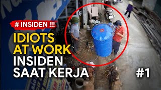 Kejadian Saat Bekerja Terekam CCTV  IDIOTS AT WORK 1  Rekaman CCTV [upl. by Truk352]