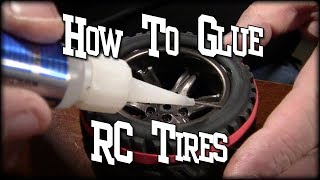 How To Glue RC Car Truck Tires [upl. by Nuhsyar]