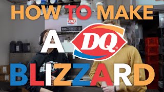 How to Make a Dairy Queen Blizzard TUTORIAL [upl. by Ecnirp4]