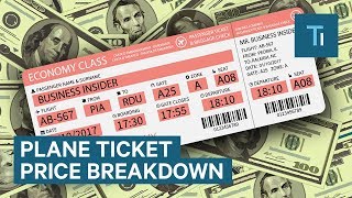 Breakdown Of Plane Ticket Price [upl. by Nilorac]