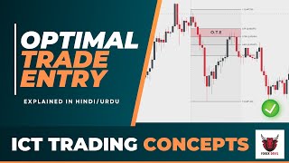 Optimal Trade Entry Explained in HindiUrdu  ICT OTE Simplified [upl. by Ameg]