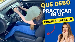 PRIMERA CLASE para Conducir AUTO Que debo Aprender primeroLicencia de manejo [upl. by Viquelia906]