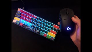 Ducky One 2 Mini Cherry MX Red  Fortnite Competitive Gameplay HANDCAM  Fortnite Battle Royale [upl. by Paderna]