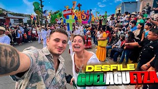 En el DESFILE de la GUELAGUETZA en OAXACA 🇲🇽 MÉXICO NO DEJA DE SORPRENDERNOS 😱 es increíble [upl. by Hayyifas]