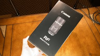 LIVE Canon RF 600mm f11 Unboxing by Ken Rockwell [upl. by Clapper340]