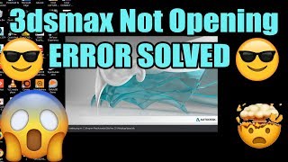 3dsmax Not Opening Solved [upl. by Lettie]