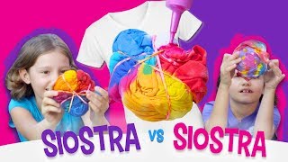 TIE DYE Challenge Siostra kontra Siostra  14 [upl. by Johppah444]