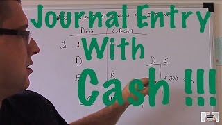 Accounting for Beginners 14  Journal Entry with Cash  Expense [upl. by Piero]