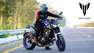 Yamaha MT09  The Naked beast  SuperBike [upl. by Ssidnak]