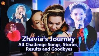 Zhavias Journey The Four  All Challenge Performances All Background Stories Results amp Goodbyes [upl. by Aihsenod]