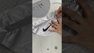 안쓰는 나이키 짐쌕으로 셔링 호보백 만들기♻️ Upcycling Hobo Bag with NIKE gym sack🪡 hobobagsewingtutorialupcycling [upl. by Neelav107]