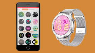 Tutorial App FitCloudPro para Smart Watch Liska [upl. by Gnov]