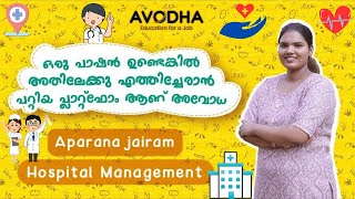 Avodha Hospital Management Course  Career Talks with Avodha [upl. by Atter]