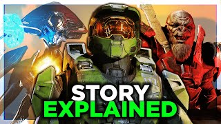 The Entire Halo Infinite Story EXPLAINED [upl. by Samtsirhc]