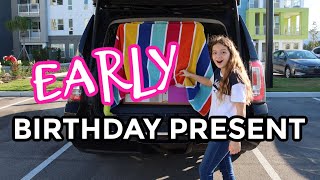 EARLY BIRTHDAY PRESENT  VLOG 966 [upl. by Liesa]