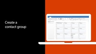 Create and use contact groups in Outlook [upl. by Sacha936]