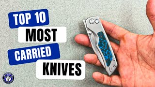 Top 10 MOST Carried KNIVES August 2024 [upl. by Harmon]