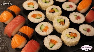 Recette de Sushis  Makis Nigiris et Californian Rolls [upl. by Ken]