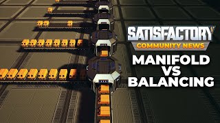 Satisfactory Manifold vs Load Balancing for Belts  Tutorial [upl. by Eilerua]