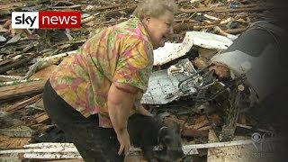 Oklahoma Tornado Dog Emerges From Debris [upl. by Bradford]